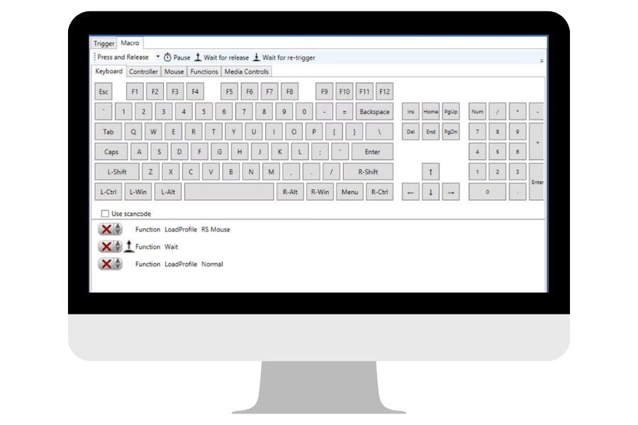 InputMapper advanced settings and ViGEm configuration panel